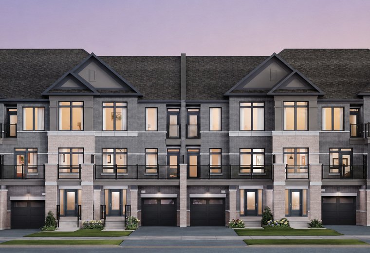 Artist concept of Vellore Trails Urban townhomes